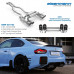 BMW G87 M2 (S58) Eisenmann Performance Rear Silencer with Chrome/Carbon Fibre Exhaust 4x110mm Tips.